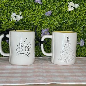 Rae Dunn Disney Princess and the frog mugs